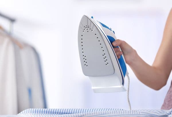 Semelle nettoyée sur le fer