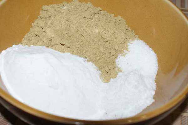 Sel, soda et poudre de moutarde