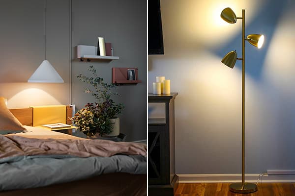 Éclairage supplémentaire dans la chambre