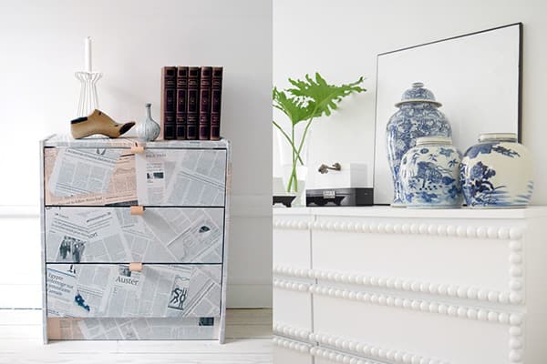 Commodes mises à jour