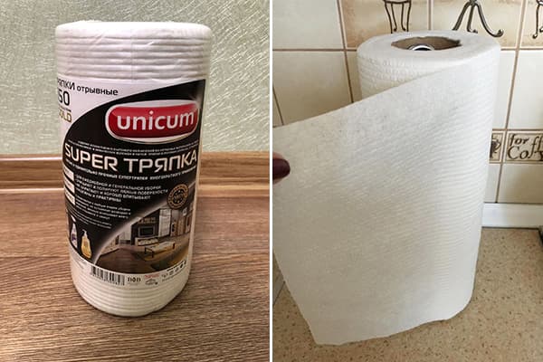 Lingettes réutilisables en viscose et polyester