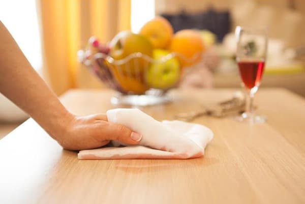 Chiffon réutilisable en viscose et polyester