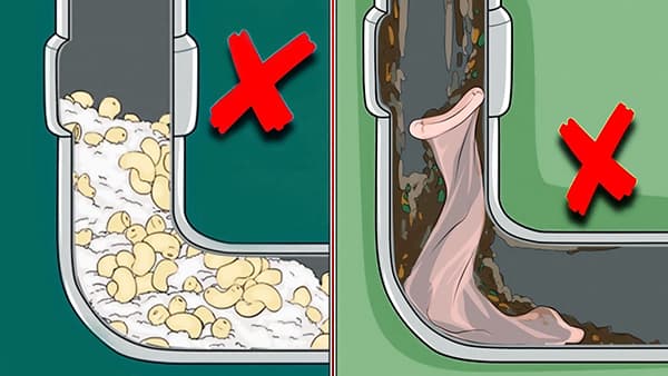 Blocages dans les conduites d'égout