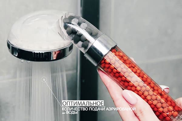 Pomme de douche à économie d'eau