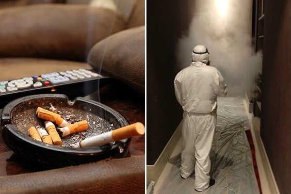 Brouillard sec contre l'odeur de la cigarette
