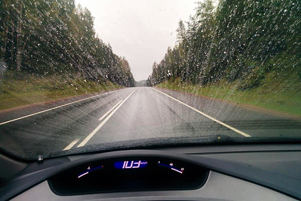 Solution de pulvérisation de la rondelle sur le pare-brise