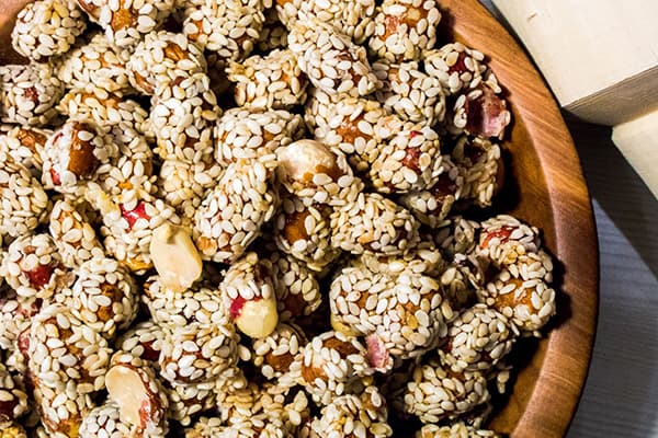 Cacahuètes au sésame