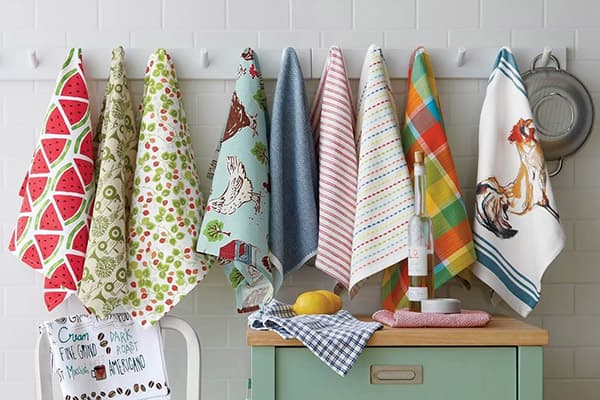 Serviettes de cuisine propres